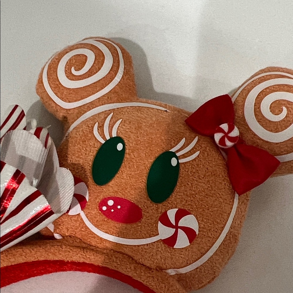 Disney Gingerbread Headband with Red and Green Details - Picture 2 of 3